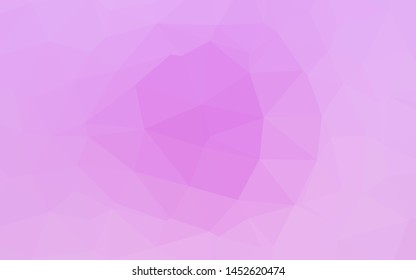 Light Pink, Blue vector abstract polygonal cover. Modern geometrical abstract illustration with gradient. Completely new design for your business.