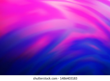 Light Pink, Blue vector abstract bright template. Creative illustration in halftone style with gradient. Smart design for your work.