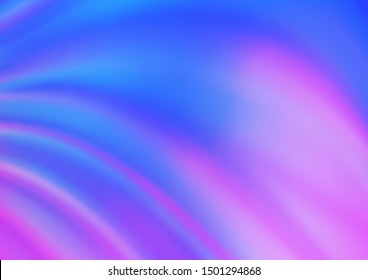 Light Pink, Blue vector abstract blurred pattern. An elegant bright illustration with gradient. A completely new template for your design.