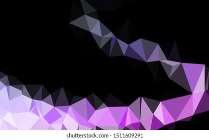 Light Pink, Blue vector abstract polygonal layout. Brand new colorful illustration in with gradient. Completely new design for your business.