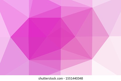 Light Pink, Blue vector abstract mosaic background. A completely new color illustration in a vague style. Template for your brand book.