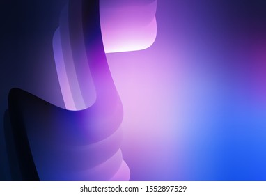 Light Pink, Blue vector abstract bright pattern. Colorful abstract illustration with gradient. New style design for your brand book.