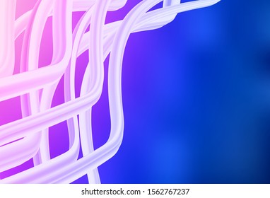Light Pink, Blue vector abstract blurred layout. Glitter abstract illustration with gradient design. Smart design for your work.
