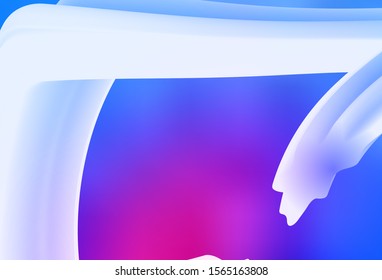 Light Pink, Blue vector abstract blurred layout. Colorful illustration in abstract style with gradient. Background for a cell phone.