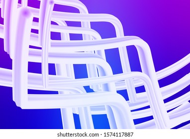 Light Pink, Blue vector abstract bright pattern. An elegant bright illustration with gradient. New way of your design.
