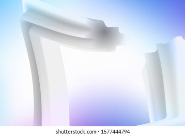 Light Pink, Blue vector abstract blurred background. New colored illustration in blur style with gradient. Blurred design for your web site.