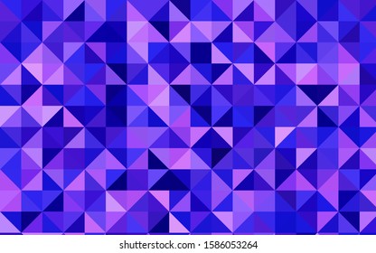 Light Pink, Blue vector abstract mosaic background. A completely new color illustration in a vague style. A completely new template for your business design.