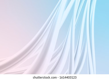 Light Pink, Blue vector abstract bright texture. Glitter abstract illustration with gradient design. New design for your business.