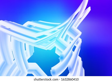 Light Pink, Blue vector abstract blurred background. An elegant bright illustration with gradient. Blurred design for your web site.