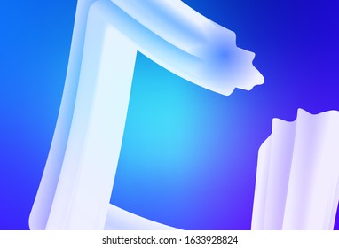 Light Pink, Blue vector abstract blurred background. Modern abstract illustration with gradient. Elegant background for a brand book.