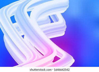 Light Pink, Blue vector abstract bright texture. Creative illustration in halftone style with gradient. Background for a cell phone.