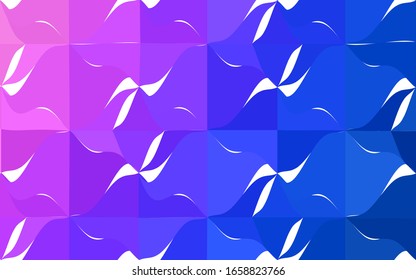 Light Pink, Blue vector abstract textured polygonal background. Blurry triangle design. Pattern can be used for background.