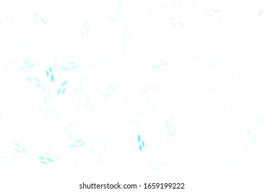 Hellrosa, blaue Vektorillustration abstrakter Hintergrund mit Blättern. Eine elegante, helle Illustration mit Blättern im Naturstil. Handgemalt Design für Web, Umhüllung.