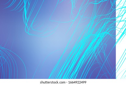Fondo difuminado abstracto de vector azul claro. Ilustración creativa en estilo de medio tono con degradado. Fondo para un teléfono móvil.