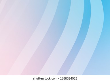 Light Pink, Blue vector abstract bright texture. An elegant bright illustration with gradient. Background for designs.