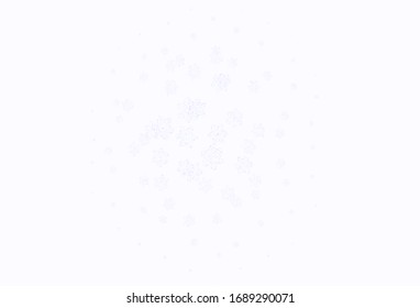 Light Pink, Blue vector abstract backdrop with flowers. Glitter abstract illustration with flowers. Pattern for heads of websites, designs.