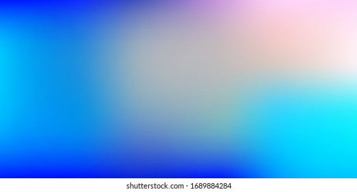 Textura de borrón abstracto de color rosa claro, vector azul. Ilustración colorida en un nuevo estilo. Su diseño para aplicaciones.