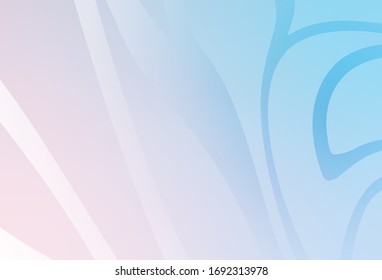 Light Pink, Blue vector abstract bright pattern. A completely new colored illustration in blur style. Smart design for your work.