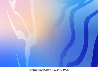 Fondo difuminado abstracto del vector azul rosa claro. Una ilustración de color completamente nueva en un estilo borroso. Nuevo estilo para el diseño de su negocio.