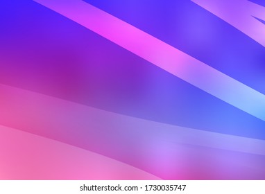 Light Pink, Blue vector abstract bright template. Abstract colorful illustration with gradient. New way of your design.