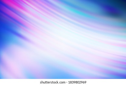 Diseño abstracto de vector azul y rosa claro. Nueva ilustración coloreada en estilo borroso con gradiente. Nueva forma de tu diseño.