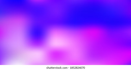Hellrosa, abstrakte blaue Vektorgrafik unscharf. Farbige abstrakte Farbverlauf-Illustration im unscharfen Stil. Modernes Design für Ihre Apps.