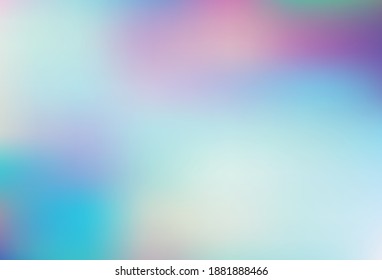 Fondo difuminado abstracto del vector azul rosa claro. Ilustración abstracta colorida con gradiente. Fondo para los diseños.