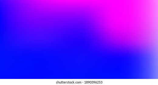 Hellrosa, blauer, abstrakter, unscharfer Hintergrund. Unscharfe abstrakte Farbverlauf-Illustration im einfachen Stil. Ihr Geschäftszeichen.