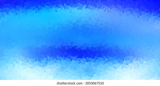 Light pink, blue vector abstract triangle template. Decorative colorful illustration with abstract triangles. Wallpaper for your web apps.