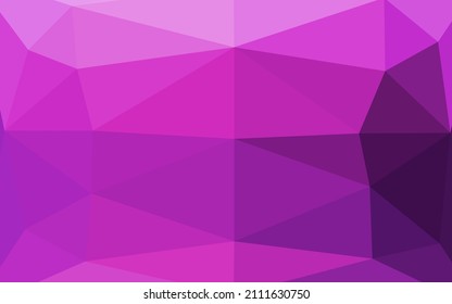 Light Pink, Blue vector abstract polygonal texture. A vague abstract illustration with gradient. The best triangular design for your business.