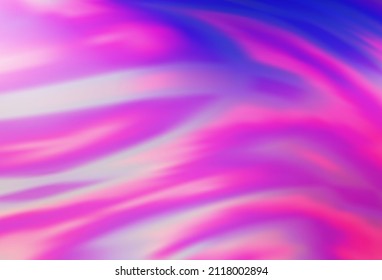 Plantilla brillante abstracta de vector azul rosa claro. Ilustración creativa en estilo de semitono con gradiente. Fondo para los diseños.