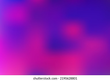 Light Pink, Blue vector abstract blurred pattern. A completely new color illustration in a bokeh style. Best blurred design for your business.
