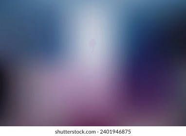 Hellrosa, blaue, abstrakte unscharfe Gestaltung der Vektorgrafik. Farbige Illustration mit Farbverlauf-Stil im Halbtonstil. Modernes Design für Ihre Apps.