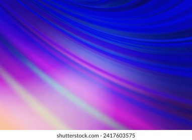Light Pink, Blue vector abstract bright texture. New colored illustration in blur style with gradient. New style design for your brand book.