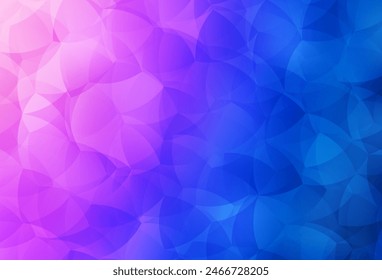 Light Pink, Blue vector abstract mosaic background. Polygonal abstract illustration with gradient. A completely new design for your leaflet.