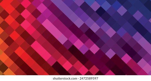 Light Pink, Blue vector abstract textured polygonal background. Blurry rectangular design. The pattern with repeating rectangles can be used for background.
