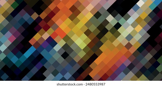 Light Pink, Blue vector abstract textured polygonal background. Blurry rectangular design. The pattern with repeating rectangles can be used for background.