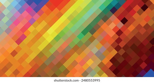 Light Pink, Blue vector abstract textured polygonal background. Blurry rectangular design. The pattern with repeating rectangles can be used for background.