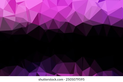 Light Pink, Blue vector abstract mosaic background. A vague abstract illustration with gradient. Template for your brand book.