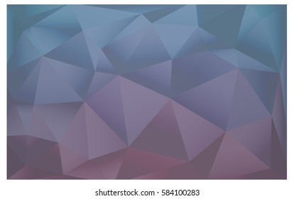 Light Pink, Blue vector abstract textured polygonal background. Blurry triangle design. Pattern can be used for background.