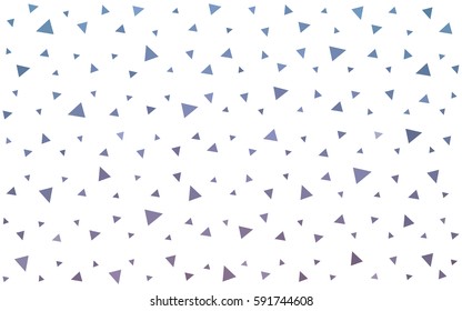 Light Pink, Blue vector abstract colorful background, which consist of triangles. Pattern with colored triangles on white background.