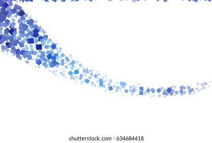 Light Pink, Blue vector abstract textured polygonal background. Blurry rectangular design. The pattern with repeating rectangles can be used for background.