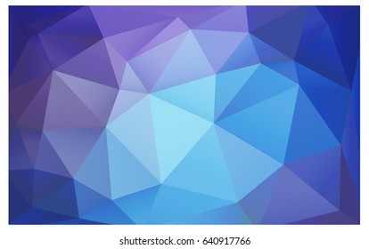 Light Pink, Blue vector abstract textured polygonal background. Blurry triangle design. Pattern can be used for background.