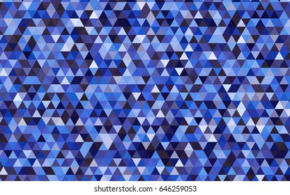 Light Pink, Blue vector abstract mosaic background. A completely new color illustration in a vague style. The best triangular design for your business.