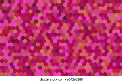 Light Pink, Blue vector abstract textured polygonal background. Brand-new blurry hexagonal design. Pattern can be used for background.