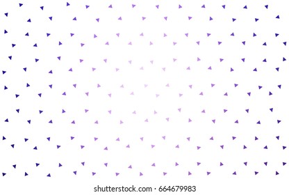 Light Pink, Blue vector abstract colorful background, which consist of triangles. Pattern with colored triangles on white background.