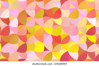 Light Pink, Blue vector abstract pattern with circles. Geometry template for your business design. Background with colored spheres.