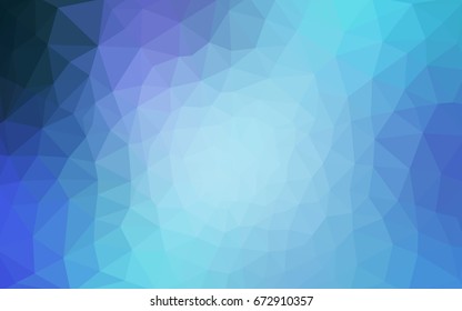 Light Pink, Blue vector abstract textured polygonal background. Blurry triangle design. Pattern can be used for background.