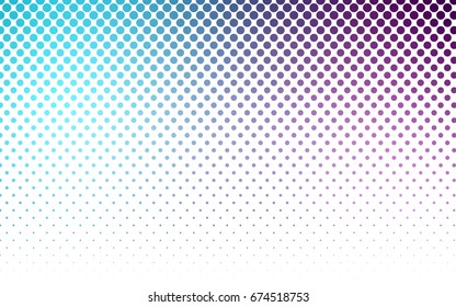 Light Pink, Blue vector abstract pattern with circles. Geometry template for your business design. Background with colored spheres.