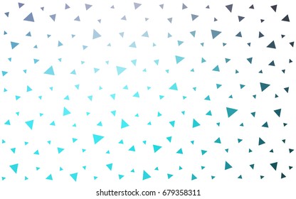 Light Pink, Blue vector abstract colorful background, which consist of triangles. Pattern with colored triangles on white background.